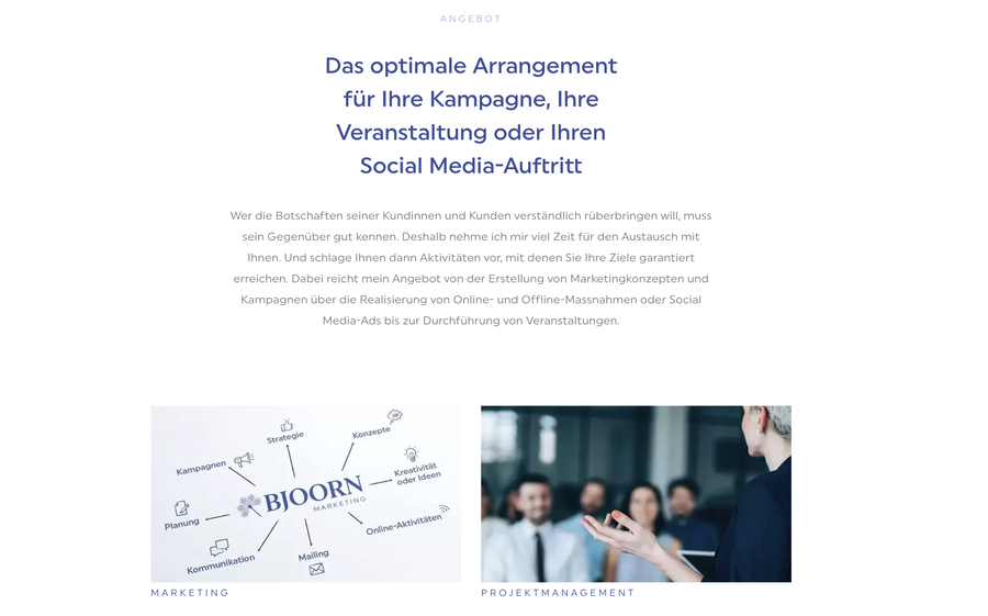 Bjoorn Marketing Angebot