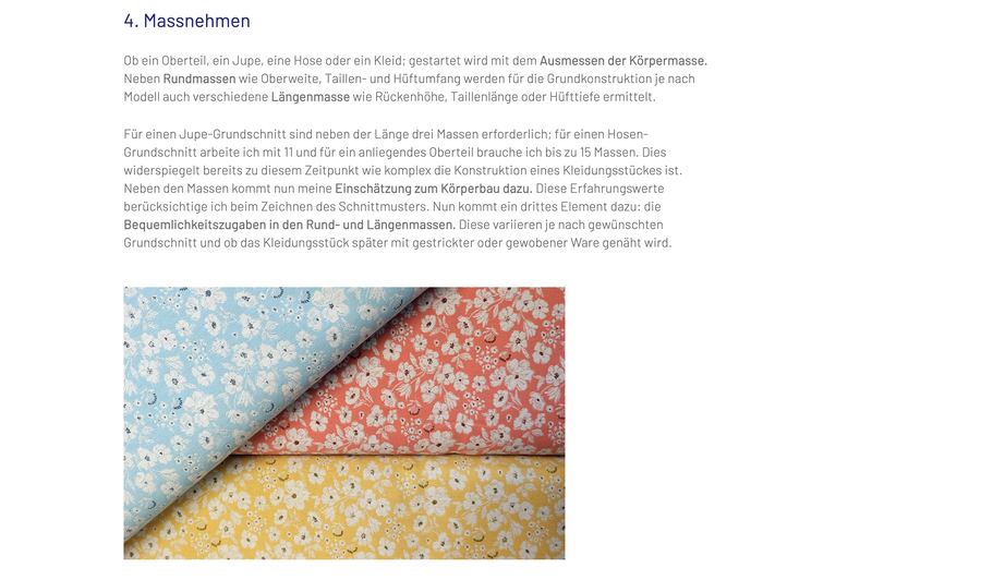Stoff Boutique Schnittmuster