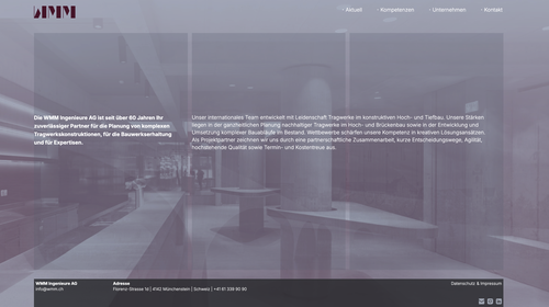 WMM Ingenieure AG Home